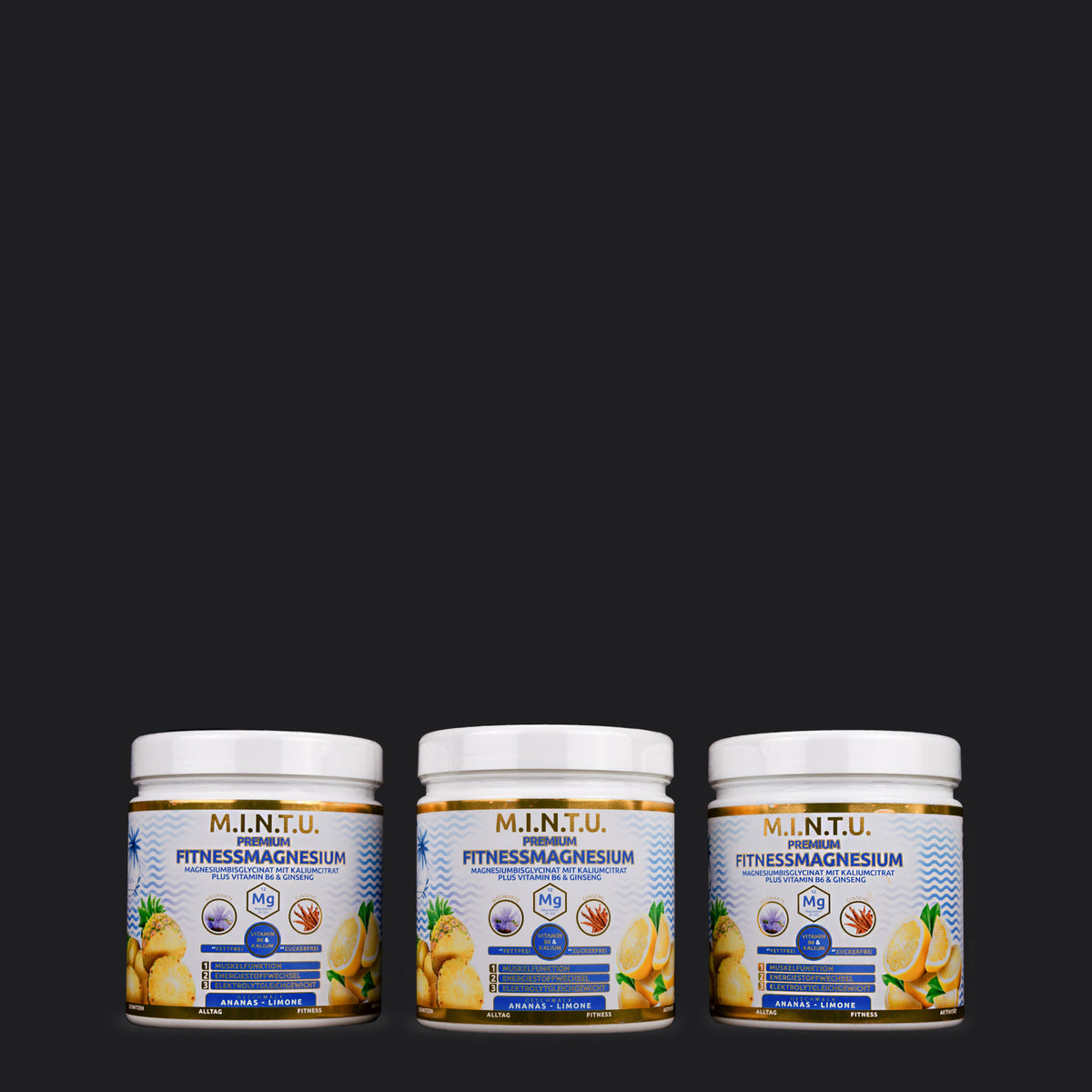M.I.N.T.U. Fitness Magnesium im praktischen 3er-Pack