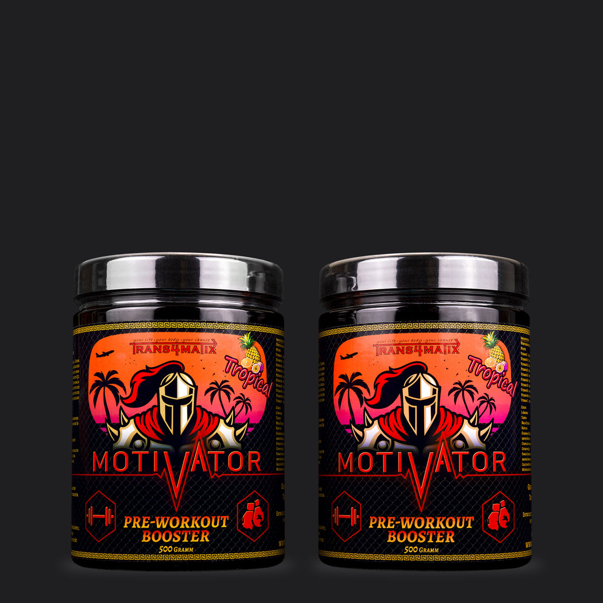 T4X Motivator Pre-Workout Pulver im 2er-Pack