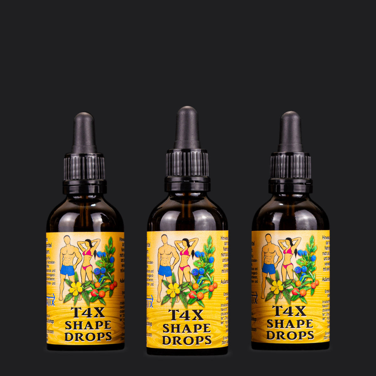T4X Shape Drops im praktischen 3er-Pack