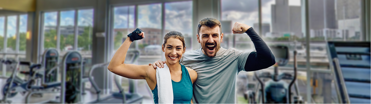 Motivierte Teilnehmer am Fitness Mentoring Programms