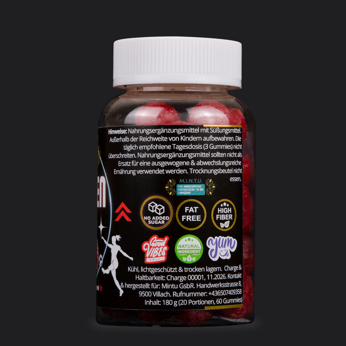 Hinweise für M.I.N.T.U. Vitamin C und Eisen Gummies