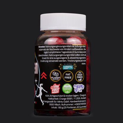Hinweise für M.I.N.T.U. Vitamin C und Eisen Gummies
