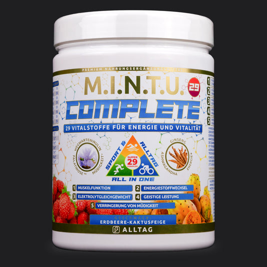 M.I.N.T.U. Complete mit 29 Vitaminen, Mineralstoffen und Vitalstoffen