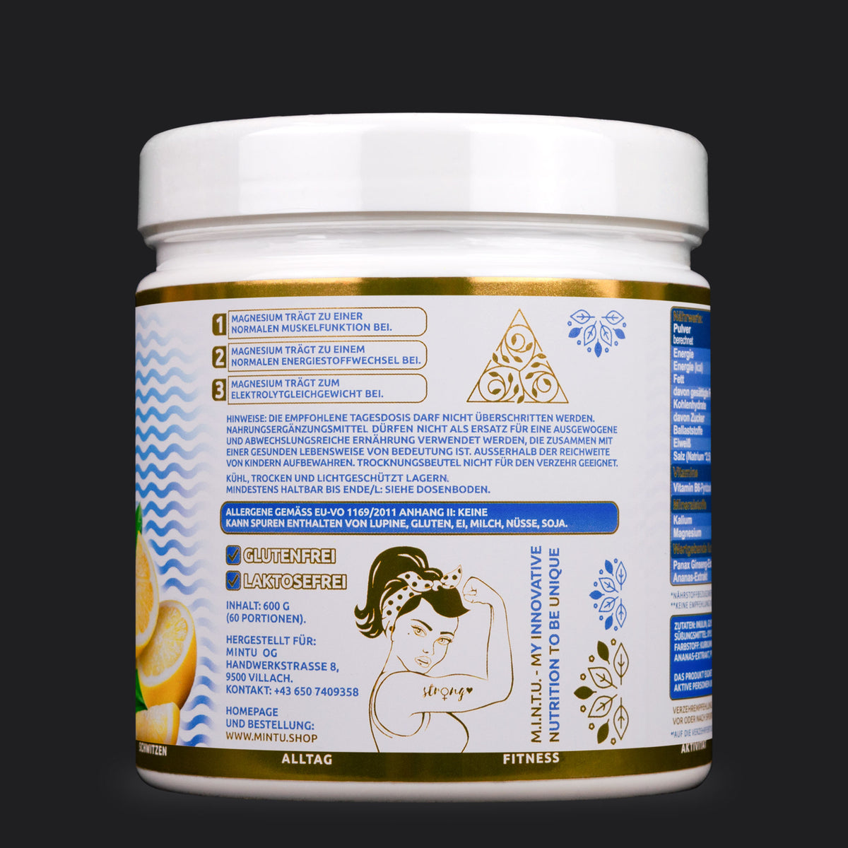 Hinweise für M.I.N.T.U. Fitness Magnesium